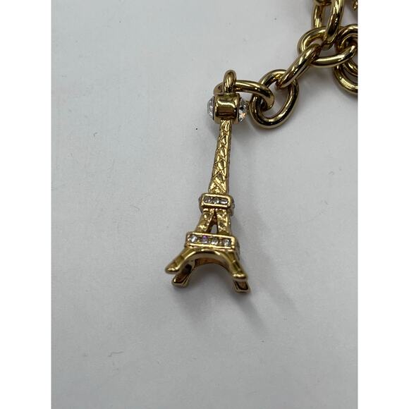 Juicy Couture Statue of Liberty Pink World Globe Eiffel Tower Travel Charms - Picture 8 of 8